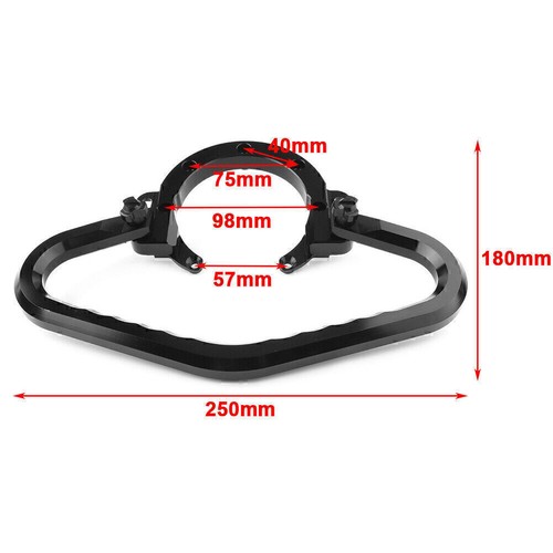 Zbiornik pasażera Uchwyt ręczny Pasuje do Honda CBR1000RR CBR1100XX 2000-Later Czarny - Zdjęcie 12 z 12