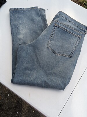 No Boundaries Jeans Mens 38X30 Slim  Distressed Stretch Blue Denim Pants NWT