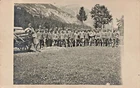WW1 Era German? Military Troops-Artillery in Mountainous Area-Photo POSTCARD