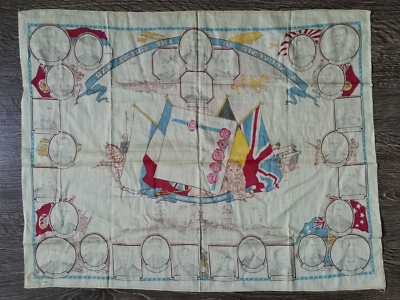 Vintage Antique 1910s WW1 Extremely Rare Bandana 