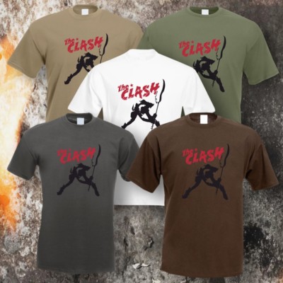 CLASH GUITAR T-SHIRT (5 Farben,S-5XL)