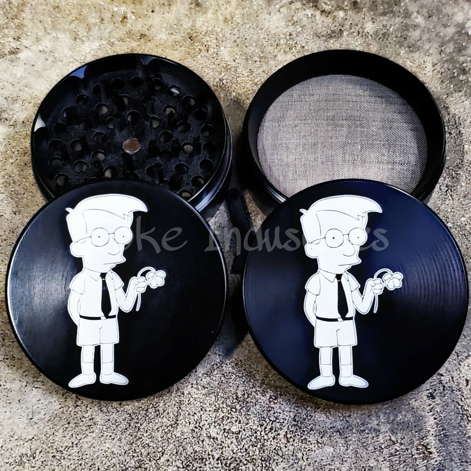 The Dud Milhouse Bart Simpsons Grinder For Cooking Herbs Spices 2.5" Pointdexter