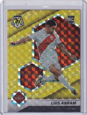 2021-22 Panini Mosaic World Cup Luis Abram Rookie RC 05/10