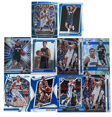 JALEN SUGGS Lot 10 Rookie Cards, Luminance pink, Chronicles Xr, Select blue