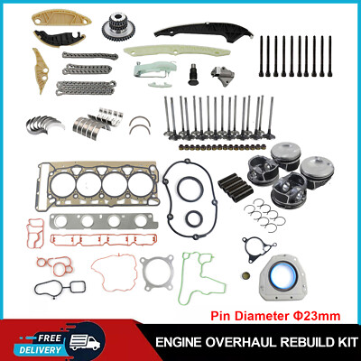 Engine Rebuild Pistons 23mm Kit For Audi A4 VW GTI Jetta Passat 2.0 TSI CAE CCTA