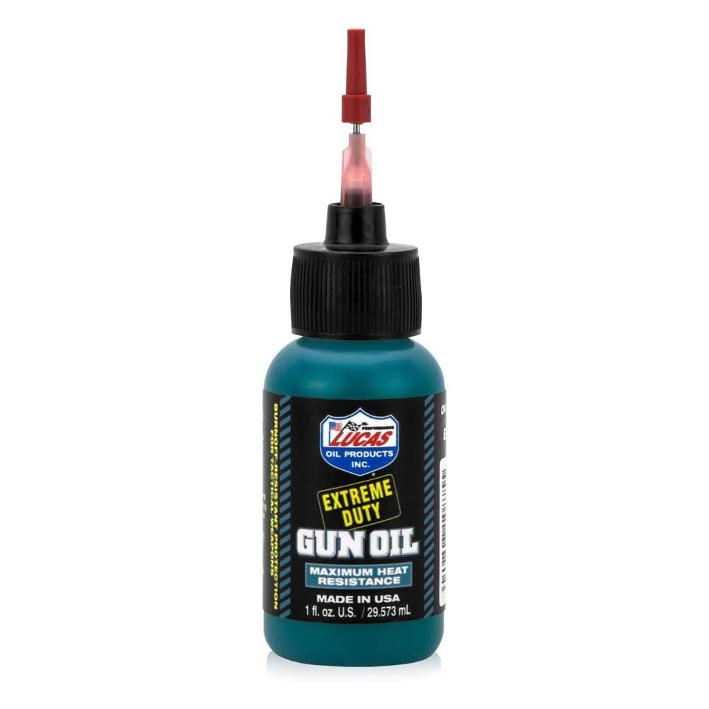 Lucas Oil Extreme Duty Refill 4-Oz Gun Oil and 1-Oz Needle Oiler