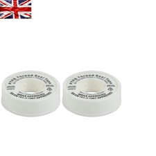 Professional PTFE Tape - 2-Pack of 12m, Safe for Oxygen Lines & Drinking Water
