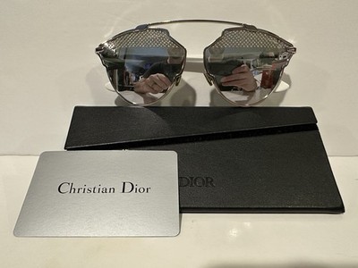 Christian Dior So RealS Studded 85LDC Palladium White Sunglasses