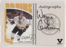 2004-05 ITG Franchises US East Edition Vault Black Wayne Cashman #A-WC Auto 1j8