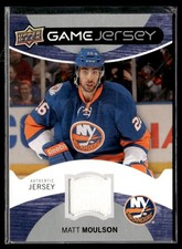 2012-13 Upper Deck Game Jerseys Matt Moulson New York Islanders #GJ-MM