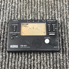 Korg TM-60 Combo Tuner Metronome Band  Orchestra Piano Guitar TESTED WORKING