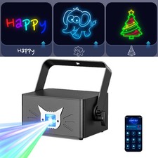 RGB Full Color Animation Laser Projector Light DMX DJ party Club Stage Lighting