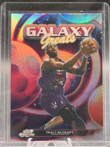 2025-26 Topps Cosmic Chrome Tracy McGrady Galaxy Greats Refractor J1