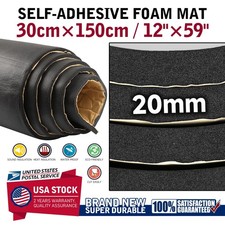 Closed Cell Sponge Foam Rubber Sheet Roll Padding DIY Cutting 12" 59" 20mm T