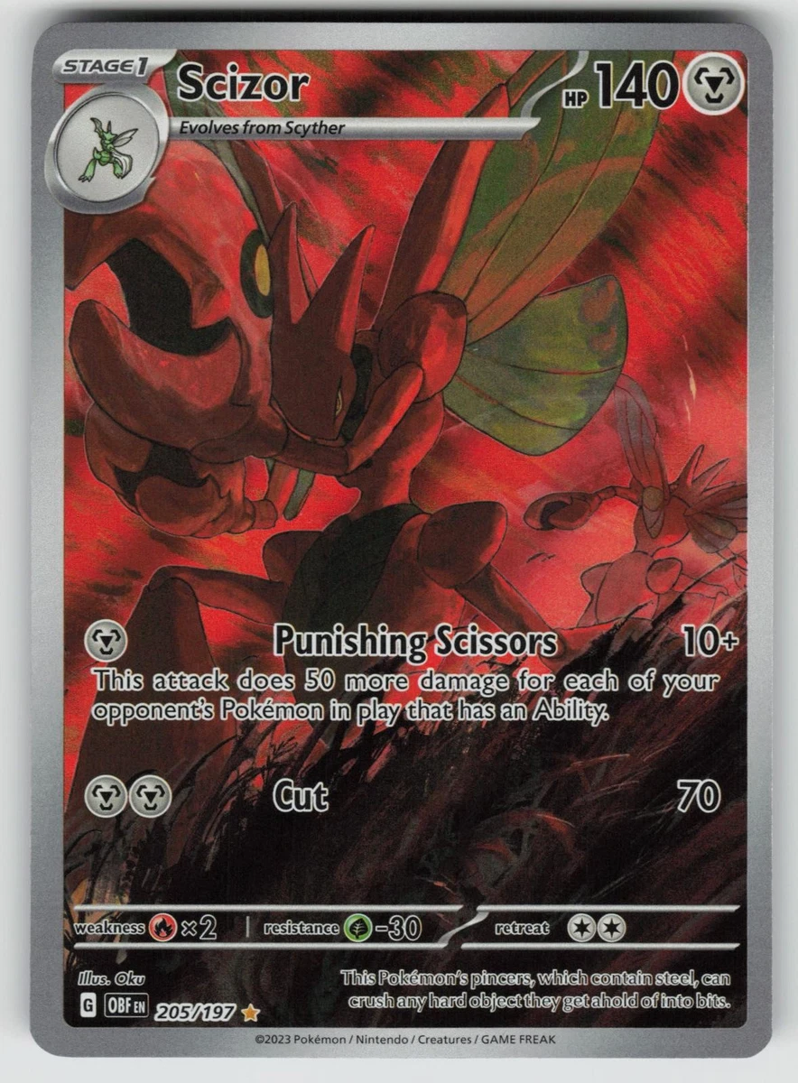 Scizor Pokémon TCG Cards for sale | eBay