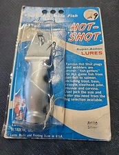 Vintage Eddie Pope Hot Shot M110 Silver Fishing Lure, Never Used