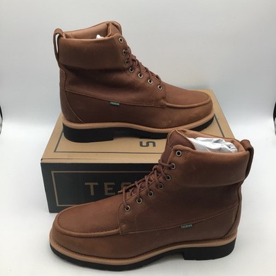 Tecovas The Rugged Moc Saddle WP Cowhide Leather Boots Mens Size 14 D NEW