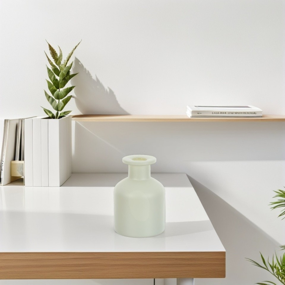 2 Pcs Fireless Rattan Aromatherapy Glass Empty Bottle Essential Oil ...