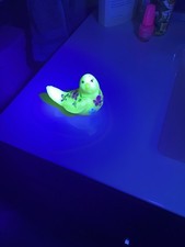 Fenton Satin Burmese Bird Figurine Hand Painted Rose Milk Signed. RARE!