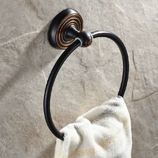 Black Oil Rubbed Bronze Bathroom Accessories Set Bath Hardware Towel Ring sba124