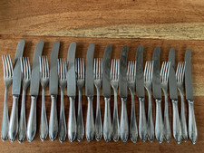 Menübesteck für 11 Personen, BSF Modell 91, Platura, 90er-versilbert