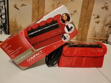Remington Compact Ceramic 10 Hot Rollers Set H-1015 Cool Touch Worldwide Travel