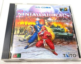 NINJA WARRIORS LIMITED EDITION SEGA MEGA CD MEGADRIVE SPINE CARD + MINI CD
