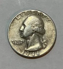 1946 U.S. Silver Liberty Washington Quarter Dollar