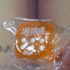 Yugioh TCG, Official Legendary Duelists JUNK SYNCHRON Orange Dice NEW & SEALED