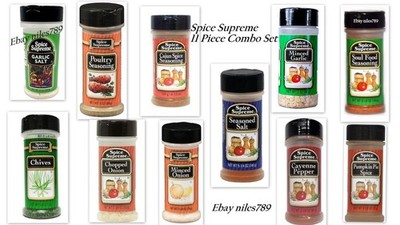    Seasonings and Spices for Cooking - 11 Piece Set   