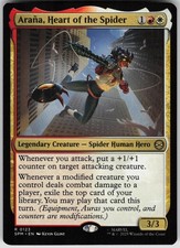 Arana, Heart of the Spider 123 Rare Marvel's Spider-Man Magic: The Gathering NM