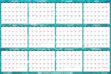 SwiftGlimpse 2026 Wall Calendar, 24" x 36" Designer Series, Large, Erasable, ...