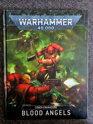 Warhammer 40k Codex Ergänzung Blood Angels (9. Edition - 2020) | Wie neu | Deuts