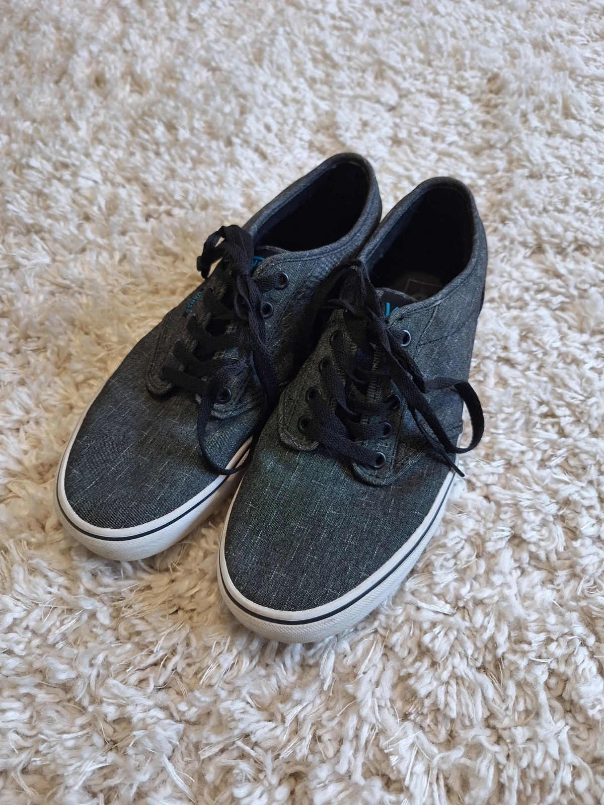 Scarpe da skate Vans da uomo Off The Wall 500714 grigie casual stringate taglia US 10