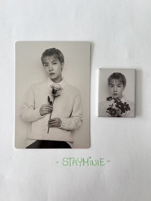 BTS Monochrome Pop Up Mini Photocard and Magnet Set J-Hope Hobi