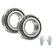 2Sets 25580/25520 Tapered Roller Bearing Cone and Cup, 1.75x3.265x0.9843"