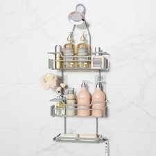 Bathroom Shower Caddy Hanging - 3 Tier Rustproof Over Shower Head Organizer, ...