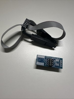 SOIC8 SOP8 IC Test Clip Programmer Adapter Board Cable EEPROM BIOS TL866 - 104