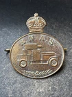 Royal Navy Air Service Armoured Car Service , RNAS., WW1, British Cap Badge.