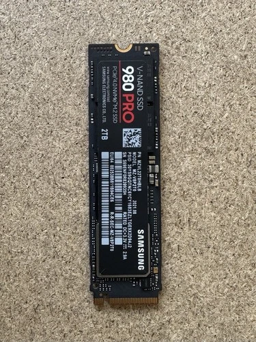 Samsung 980 PRO 2 TB M.2 2280 NVMe PCIe 4.0 x4 MZ-V8P2T0BW