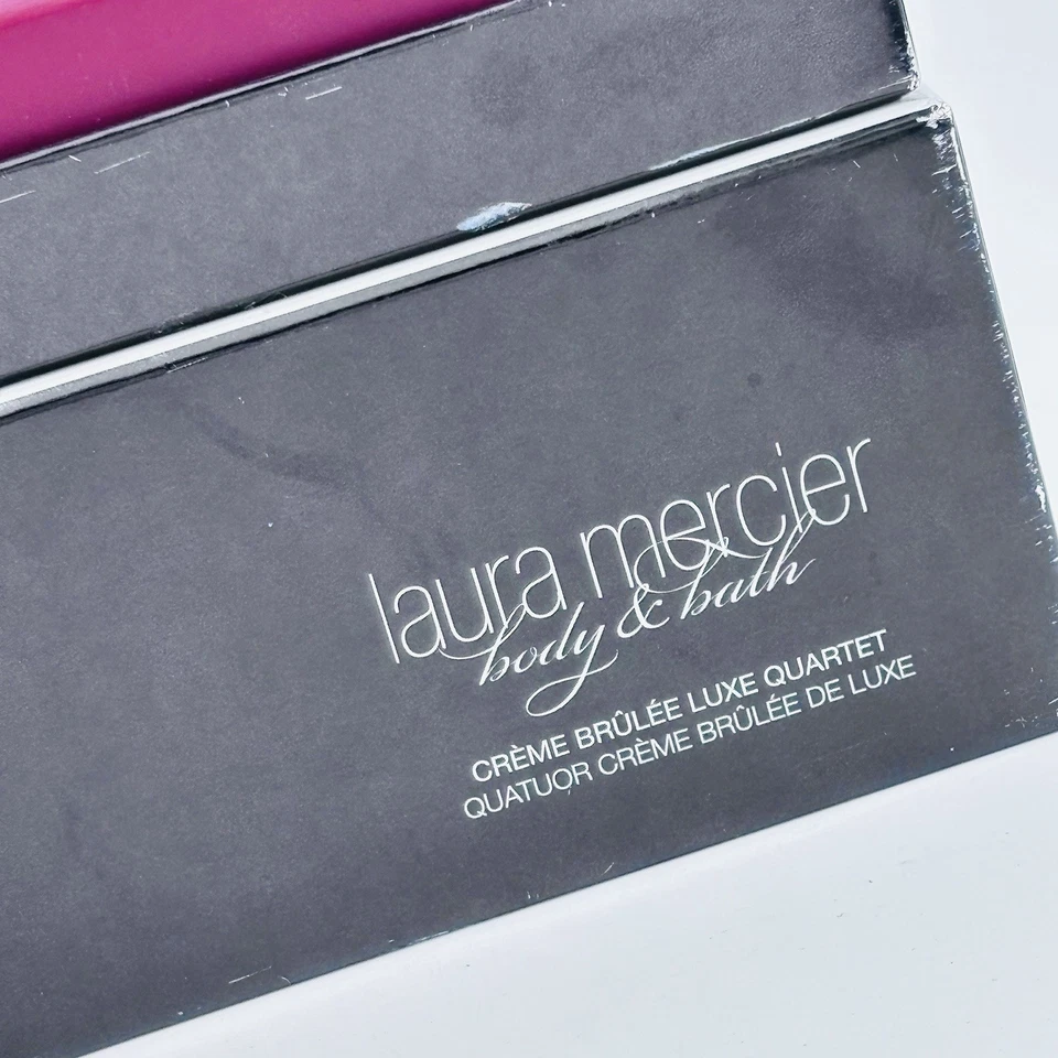 Baño de miel, exfoliante, crema y vela Laura Mercier Crème Brûlée Luxe Quartet NUEVO Foto 3 de 4