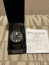 Imperial War Museum Limit Lancaster Crew Watch with receipt and Box