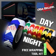 Arrow 2''x120" Conspicuity Tape Reflective Safety Warning Sign Car Truck Trailer