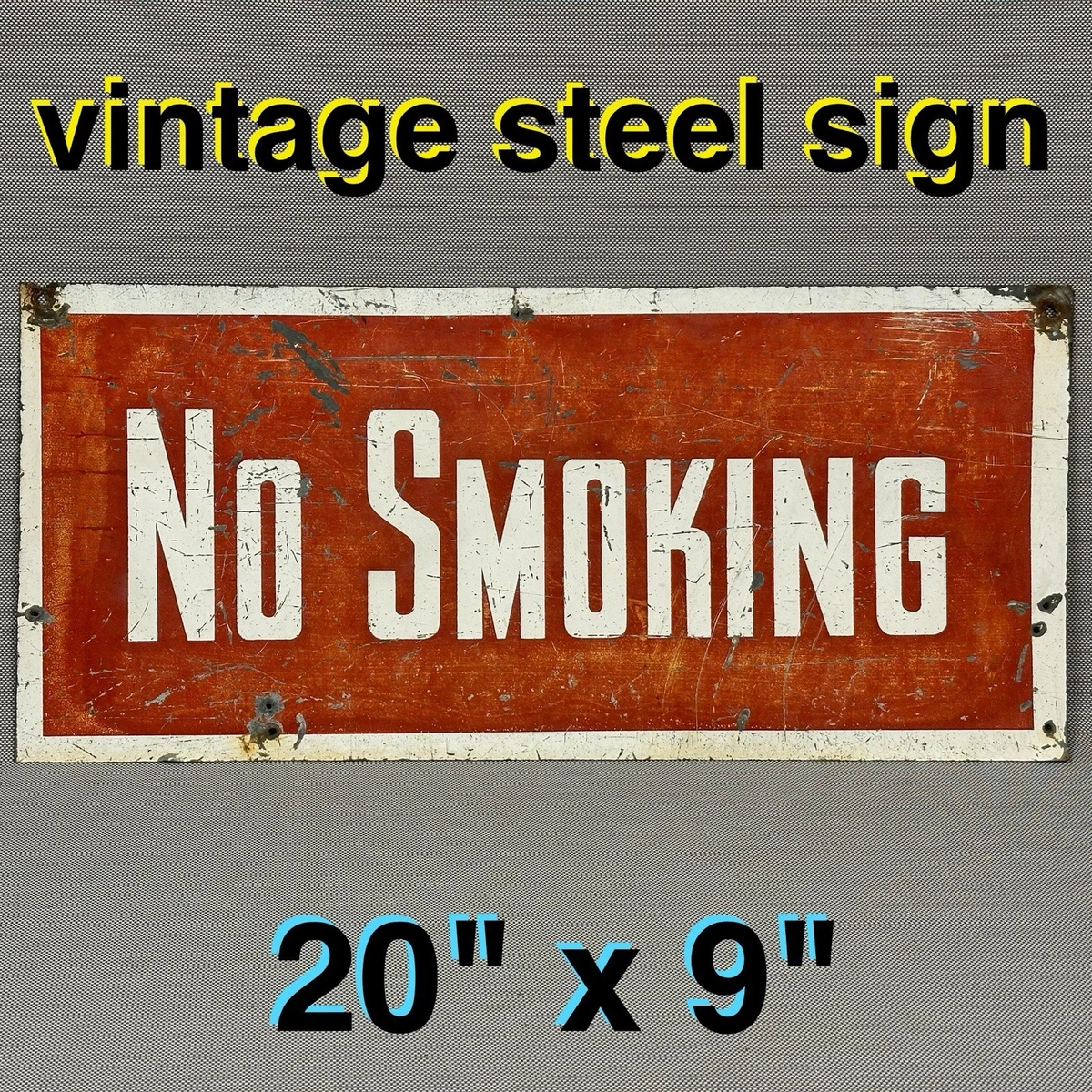 25+ Vintage No Smoking Sign In Home Décor Plaques & Signs for sale