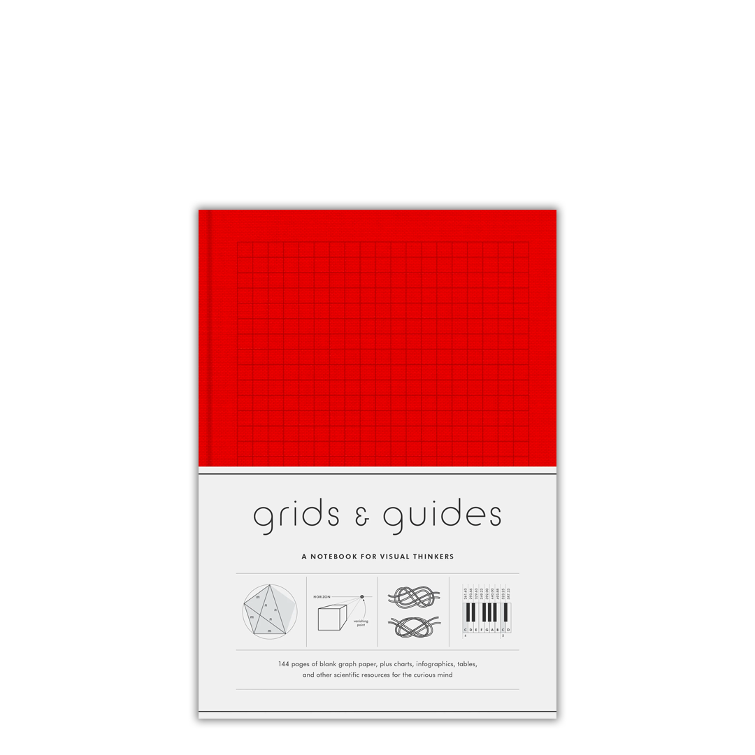 Grids & Guides (Red)—Notebook—Design—144 pages—PA Press