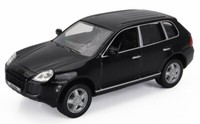 Modellauto Statisch Diecast Porsche Cayenne Turbo 2002 Schwarz Massstab 1:43