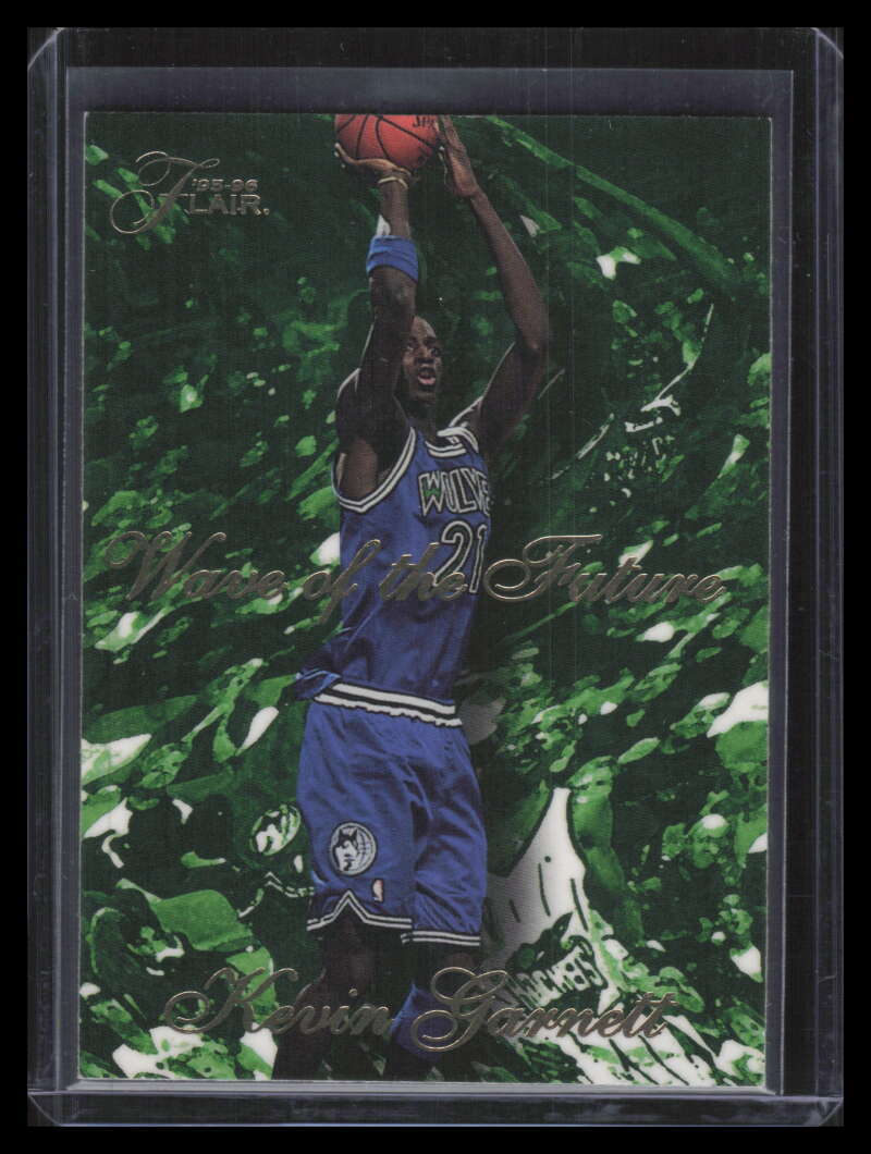 1995-96 Flair Wave of the Future 3 Kevin Garnett Rookie