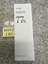 ANUA Heartleaf 77% Soothing Toner 8.45oz/260mL EXP 4/2026 FULL SZ SEALED BOX $23
