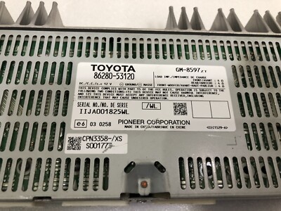 LEXUS PIONEER AMP AMPLIFIER 2011 2012 2013 IS250 IS350 RADIO AUDIO