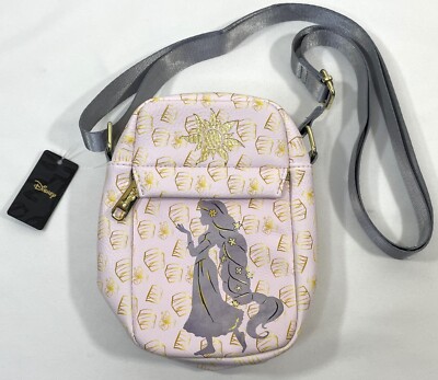 DISNEY Princess Tangled Rapunzel CROSSBODY BAG Shoulder Purse Theme Park  NWT